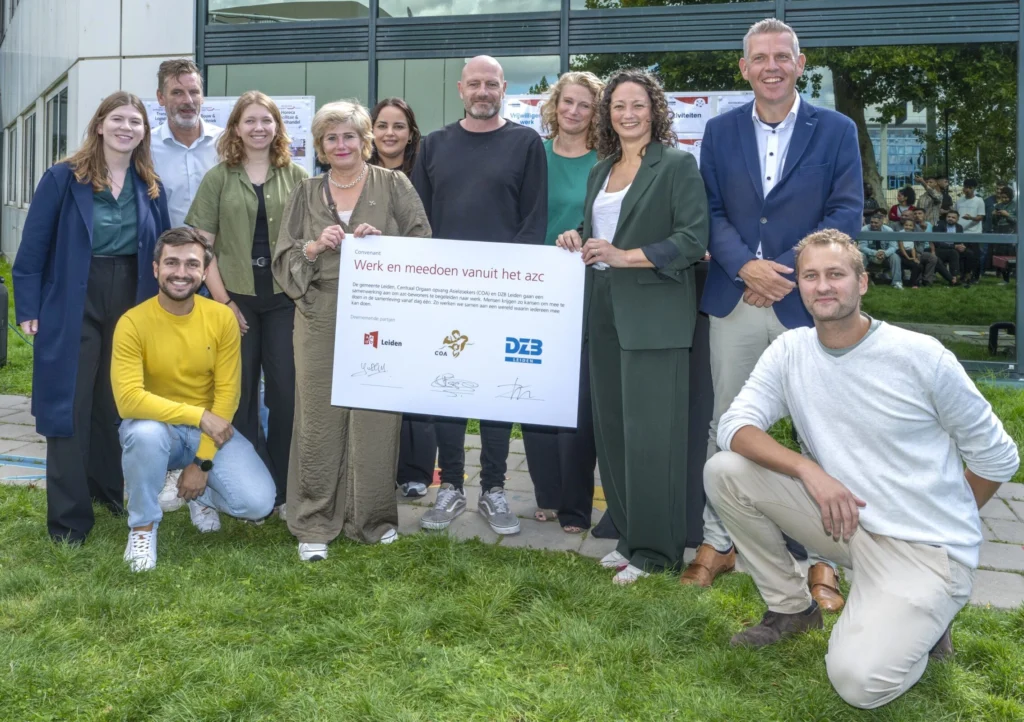 DZB Leiden helpt bewoners AZC sneller naar werk